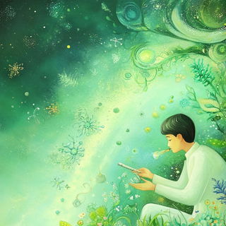 Redoubt Brushballad style, Midjourney V6.1: editorial illustration for popular scientific magazine cover