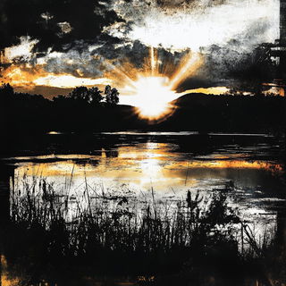 Cathedral Biolumina style, Midjourney V6.1: realistic landscape photograph of quiet dawn