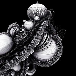 Cinderink style, Midjourney V6.1: abstract 3D render