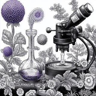 Cinderink style, Midjourney V6.1: editorial illustration for popular scientific magazine cover
