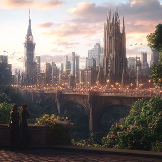 Rimecliff Manga style, Midjourney V6.1: megacity with futuristic bioarchitecture