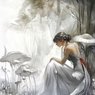 Lanternwake style, Midjourney V6.1: retro fairy-tale illustration