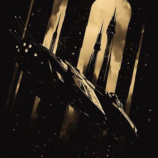 Lithostory style, Midjourney V6.1: cinematic shot from sci-fi movie