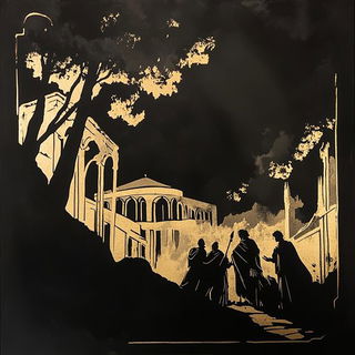 Lithostory style, Midjourney V6.1: classical 18th-century oil painting