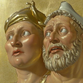 Infernoglyphics style, Midjourney V6.1: classical 18th-century oil painting