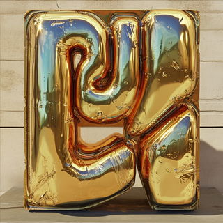 Infernoglyphics style, Midjourney V6.1: typographic composition with large letters