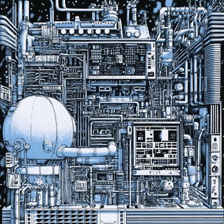 Chloromorphosis style, Midjourney V6.1: technical infrastructure blueprint schematics