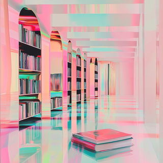 Chromacloister style, Midjourney V6.1: Midlibrary