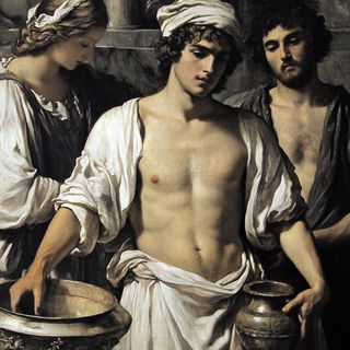 Mycelial Grandtour style, Midjourney V6.1: classical 18th-century oil painting