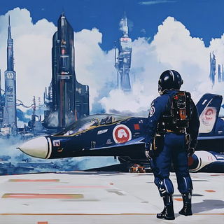 Celscape Chivalry style, Midjourney V6.1: cinematic shot from sci-fi movie