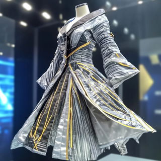 Sporewater style, Midjourney V6.1: haute-couture fashion outfit