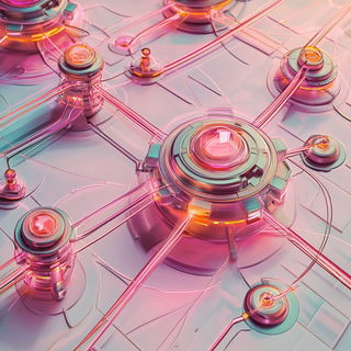 Mint Medulla style, Midjourney V6.1: technical infrastructure blueprint schematics