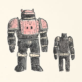 Ornifloric style, Midjourney V6.1: concept art character design of retropunk steam knight