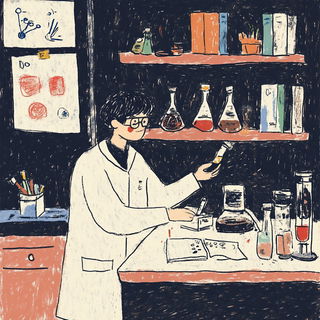 Ornifloric style, Midjourney V6.1: editorial illustration for popular scientific magazine cover