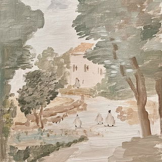 Scalequake style, Midjourney V6.1: classical 18th-century oil painting