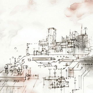 Tropifacet style, Midjourney V6.1: technical infrastructure blueprint schematics