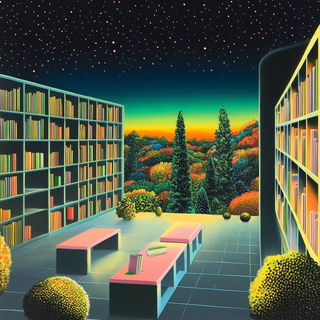 Neon Umbrawave style, Midjourney V6.1: Midlibrary