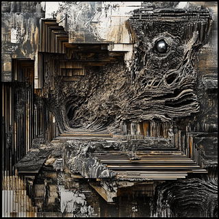 Cliffaria style, Midjourney V6.1: abstract 3D render