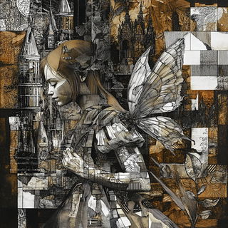 Cliffaria style, Midjourney V6.1: retro fairy-tale illustration