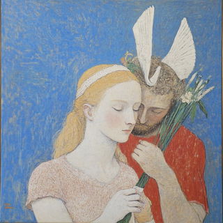 Chlorofallism style, Midjourney V6.1: classical 18th-century oil painting