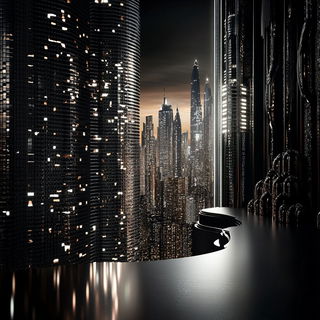 Cloudloom style, Midjourney V6.1: megacity with futuristic bioarchitecture