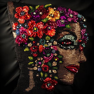 Cloudloom style, Midjourney V6.1: traditional folk art