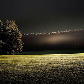 Cloudloom style, Midjourney V6.1: realistic landscape photograph of quiet dawn