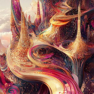 Astrocaldera style, Midjourney V6.1: megacity with futuristic bioarchitecture