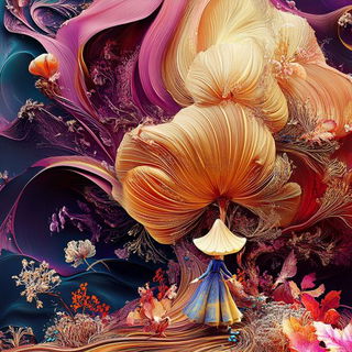 Astrocaldera style, Midjourney V6.1: retro fairy-tale illustration