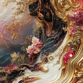 Astrocaldera style, Midjourney V6.1: classical 18th-century oil painting