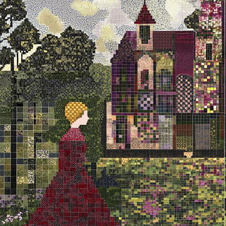 Sunburst Cedarhythm style, Midjourney V6.1: retro fairy-tale illustration