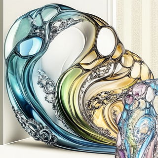 Moonhammer Inkworks style, Midjourney V6.1: abstract 3D render