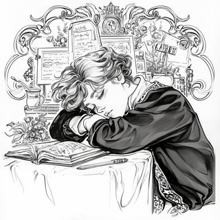 Moonhammer Inkworks style, Midjourney V6.1: black-and-white manga comic strip