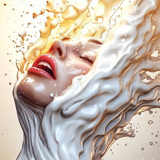 Creamground Shadowtale style, Midjourney V6.1: abstract 3D render