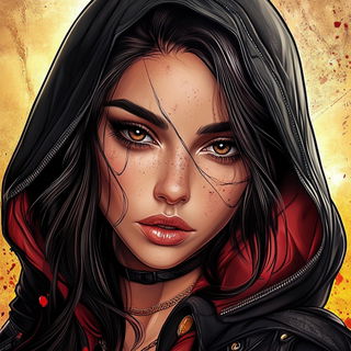 Creamground Shadowtale style, Midjourney V6.1: photographic portrait of female protagonist