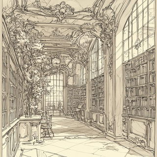 Floramachina Mosaicism style, Midjourney V6.1: Midlibrary