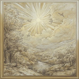 Floramachina Mosaicism style, Midjourney V6.1: classical 18th-century oil painting