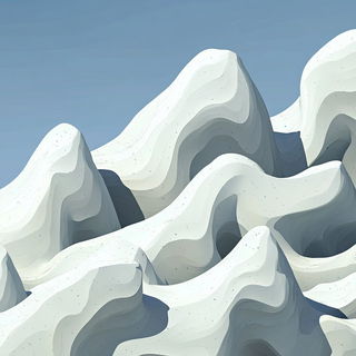 Scalecostume style, Midjourney V6.1: abstract 3D render