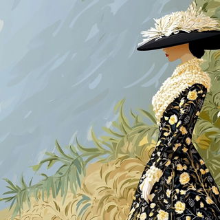 Scalecostume style, Midjourney V6.1: haute-couture fashion outfit