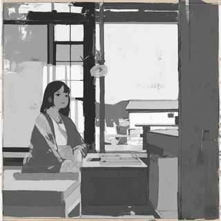 Alpine Ink Ornithology style, Midjourney V6.1: black-and-white manga comic strip