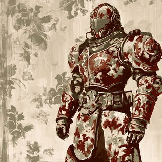 Glacierpunk style, Midjourney V6.1: concept art character design of retropunk steam knight