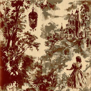 Glacierpunk style, Midjourney V6.1: retro fairy-tale illustration