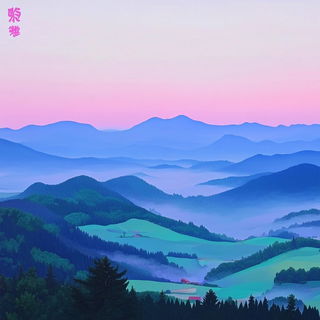 Ceramic Coastglass style, Midjourney V6.1: realistic landscape photograph of quiet dawn