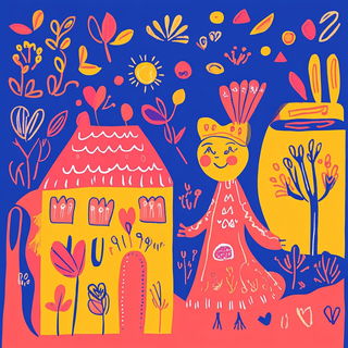 Botanivoyage style, Midjourney V6.1: traditional folk art