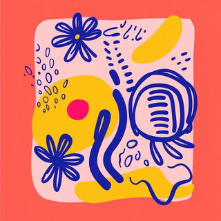 Botanivoyage style, Midjourney V6.1: creative pattern composition