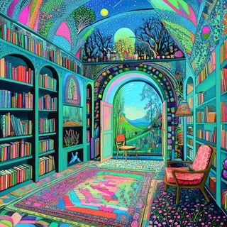 Tessellacrylic style, Midjourney V6.1: Midlibrary