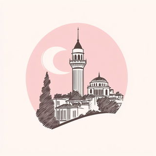 Verdigris Gilt style, Midjourney V6.1: bold minimalist logo design for Istanbul city municipal services