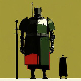 Stormfire Heroics style, Midjourney V6.1: concept art character design of retropunk steam knight