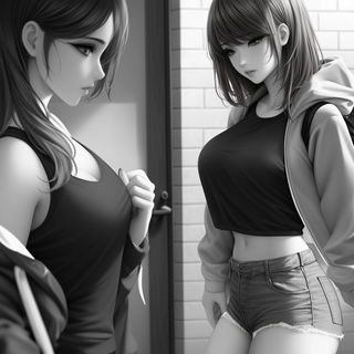 Canoecircus style, Midjourney V6.1: black-and-white manga comic strip