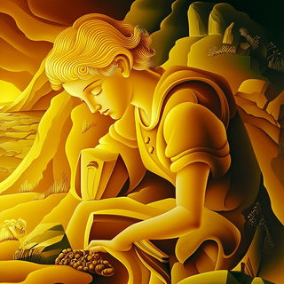 Radiant Highway Futurism style, Midjourney V6.1: classical 18th-century oil painting